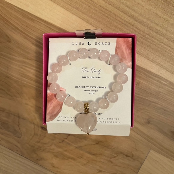 Luna Norte Rose Quartz bracelet - Picture 3 of 3